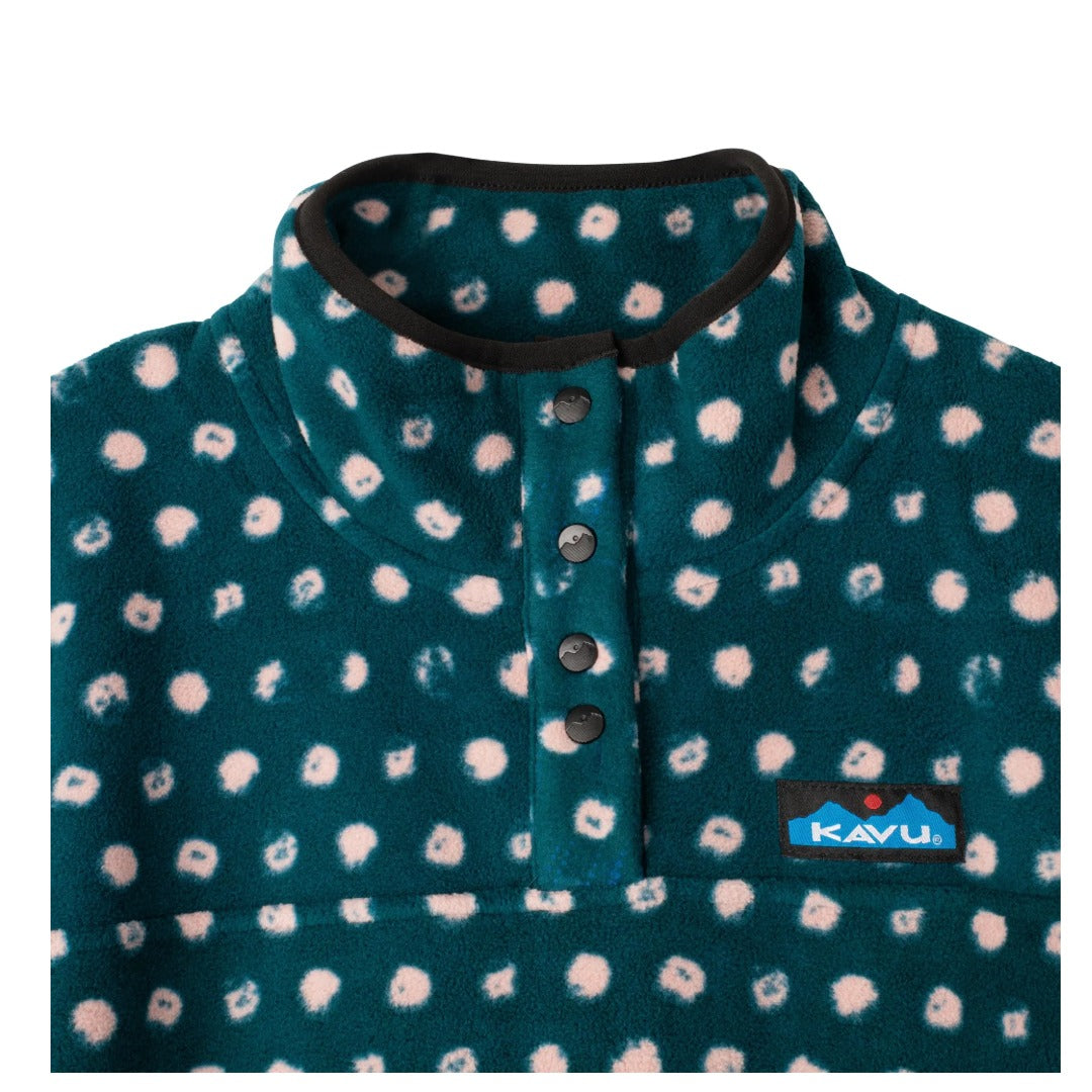 Kavu Women's Cavanaugh Fleece Pullover - Pinerose Dots