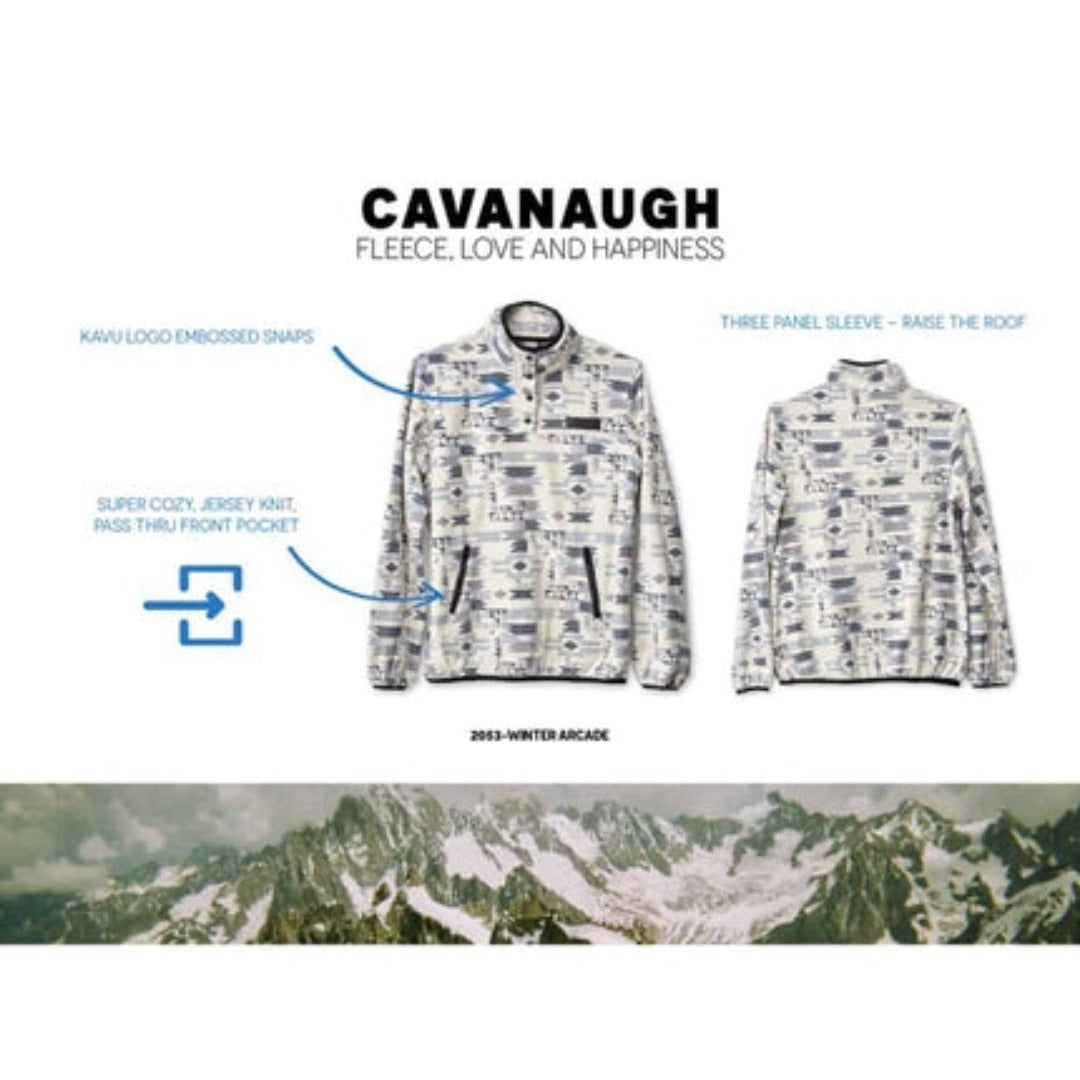Kavu Women's Cavanaugh Fleece Pullover - Sonic Boom