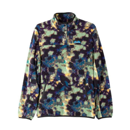Women’s fleece pullover featuring a soft plush construction, relaxed fit, high collar, and lightweight warmth for casual wear and outdoor adventures