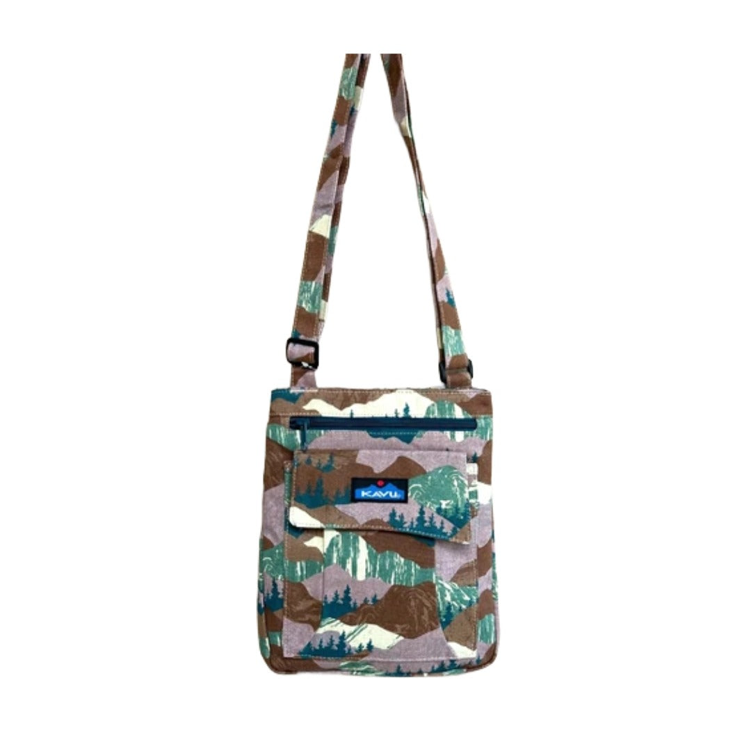 Compact crossbody bag featuring an adjustable shoulder strap, multiple zippered compartments, and a lightweight design for travel, commuting, and everyday carry