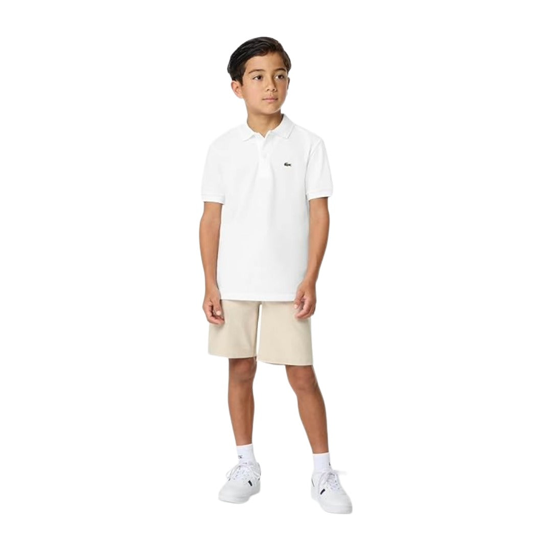 Lacoste Unisex-Child Short Sleeve Classic Pique Polo