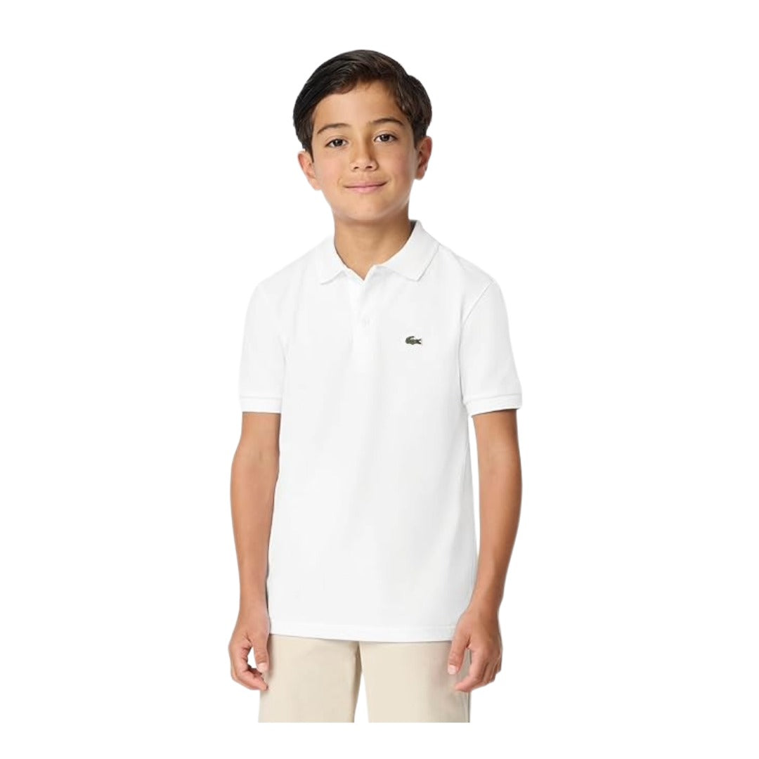 Lacoste Unisex-Child Short Sleeve Classic Pique Polo