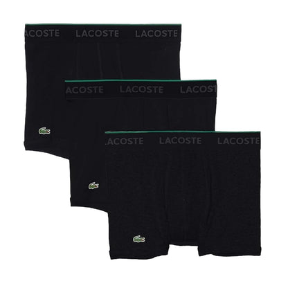 Lacoste Men's 100% Cotton Trunk Underwear 3 Pack
