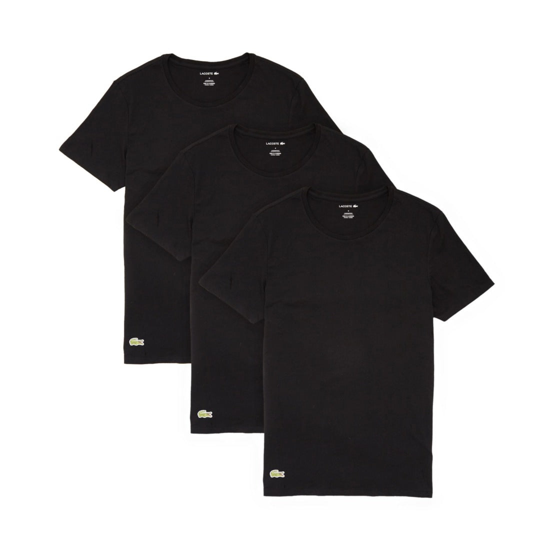 Men's 3-Pack Regular Fit Crew Neck Cotton Undershirts