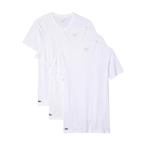 Lacoste Men's 3 Pack V-NECK T-Shirt