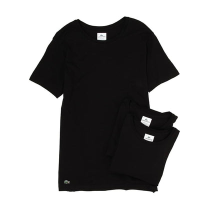 Lacoste Men's Cotton Crew-Neck T-Shirt Undershirt 3 Pack