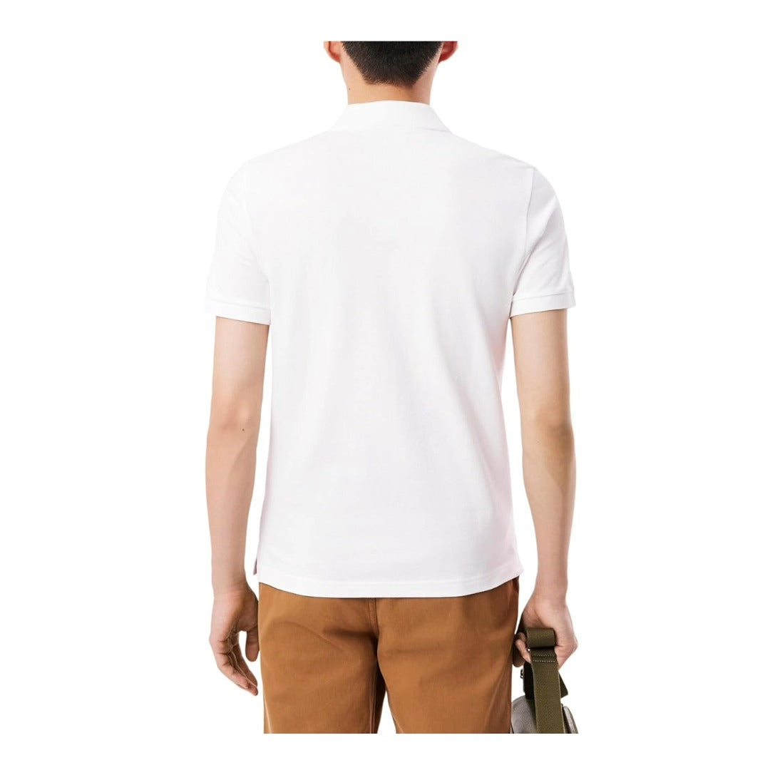 Lacoste Men's Petit Piqué Slim Fit Polo Shirt - White