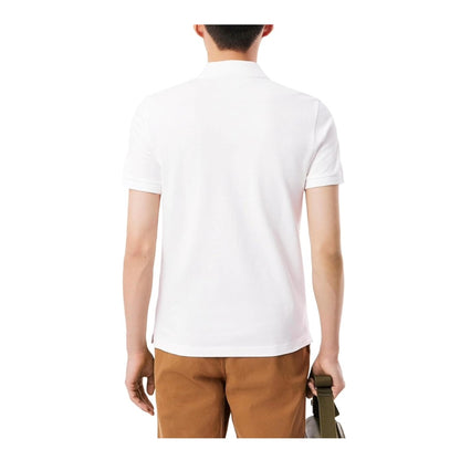 Lacoste Men's Petit Piqué Slim Fit Polo Shirt - White