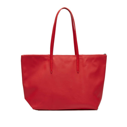 Lacoste Women's L.12.12 Concept Zip Tote Bag (High Risk Red)