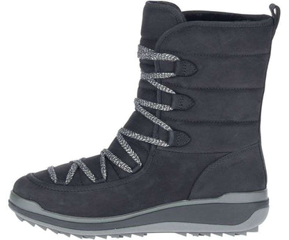 Merrell Women's Snowcreek Cozy Leather Polar Waterproof - Black J002020