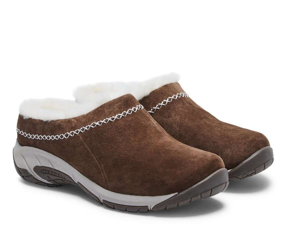 Merrell Women's Encore Ice 4 Fleece Lining Moc J002038 Stone
