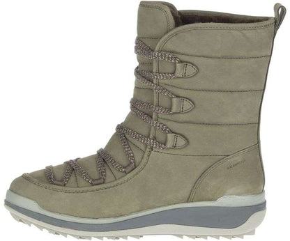 Merrell Women's Snowcreek Cozy Leather Polar Waterproof - Olive J002212