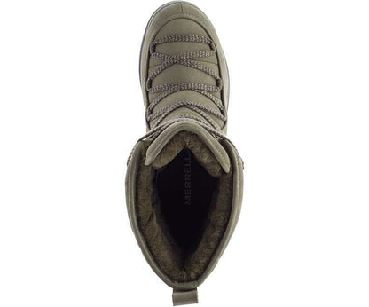 Merrell Women's Snowcreek Cozy Leather Polar Waterproof - Olive J002212