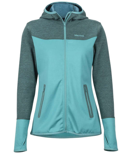 Marmot Women's Sirona Hoodie #89170 Patina Green/Mallard Green