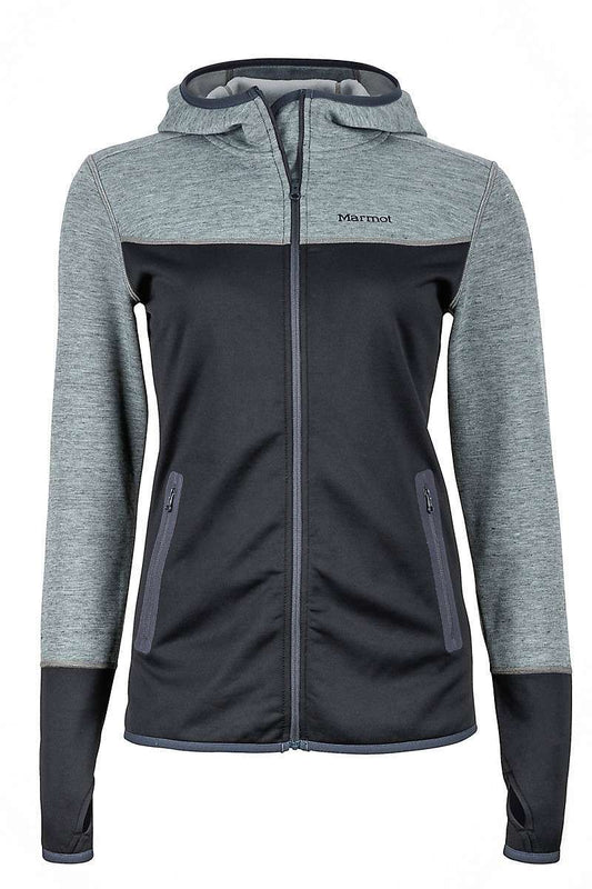 Marmot Women's Sirona Hoodie #89170 Black/Dark Steel