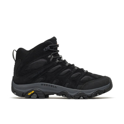 Men's mid-height hiking boots with a durable leather and mesh upper, traditional lace-up closure, cushioned midsole, and rugged rubber traction outsole