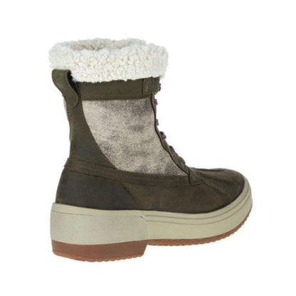 Merrell Women's Haven Mid Lace Polar Waterproof Boots - Olive