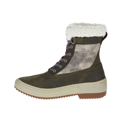 Merrell Women's Haven Mid Lace Polar Waterproof Boots - Olive