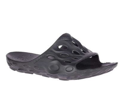 Women’s lightweight water slide sandal featuring a molded construction, wide slip-on strap, contoured cushioned footbed, textured surface, and durable traction outsole for beach, pool, camping, and casual summer wear