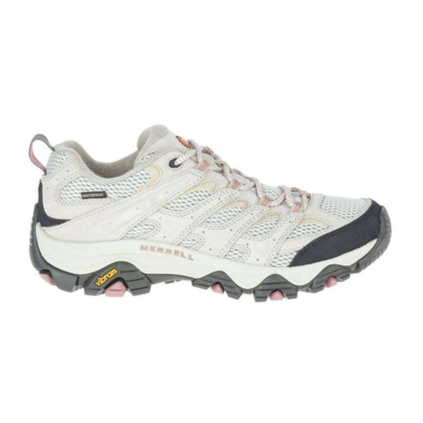 Women’s waterproof hiking shoes featuring a durable leather and mesh upper, lace-up closure, padded collar, supportive footbed, cushioned midsole, protective toe cap, and rugged rubber outsole with multi-directional lugs for hiking on varied terrain