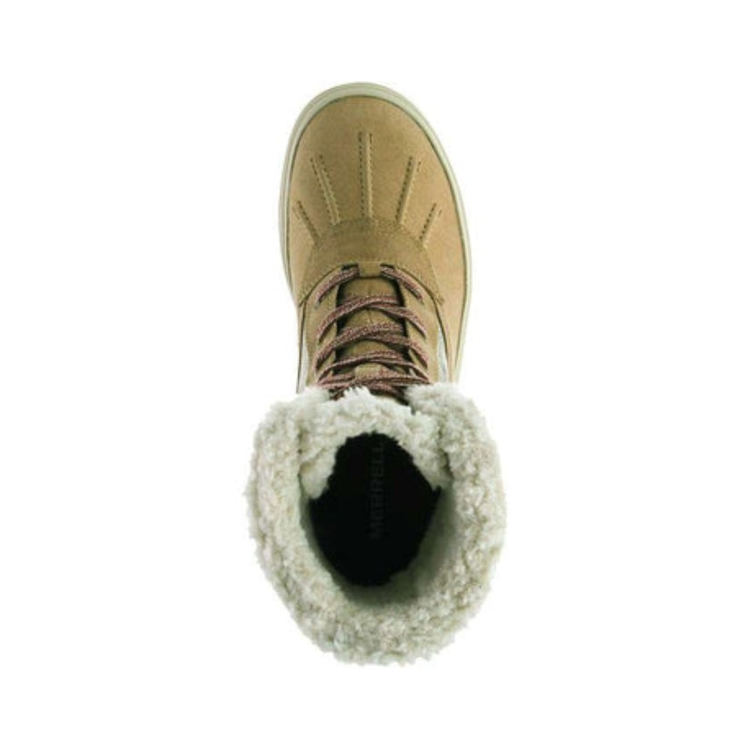 Merrell Women's Haven Mid Lace Polar Waterproof Boots - Camel
