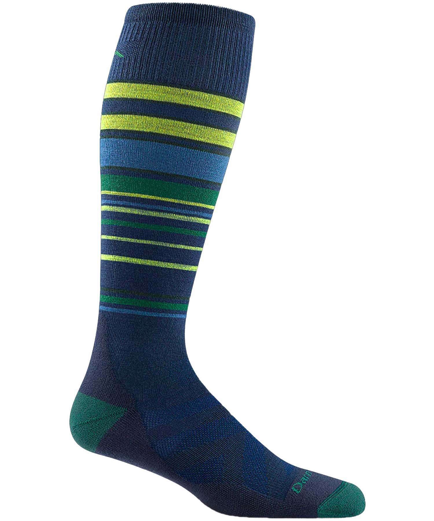 Darn Tough Men's Snowpack Over-the-Calf Midweight Ski & Snowboard Sock - Midnight
