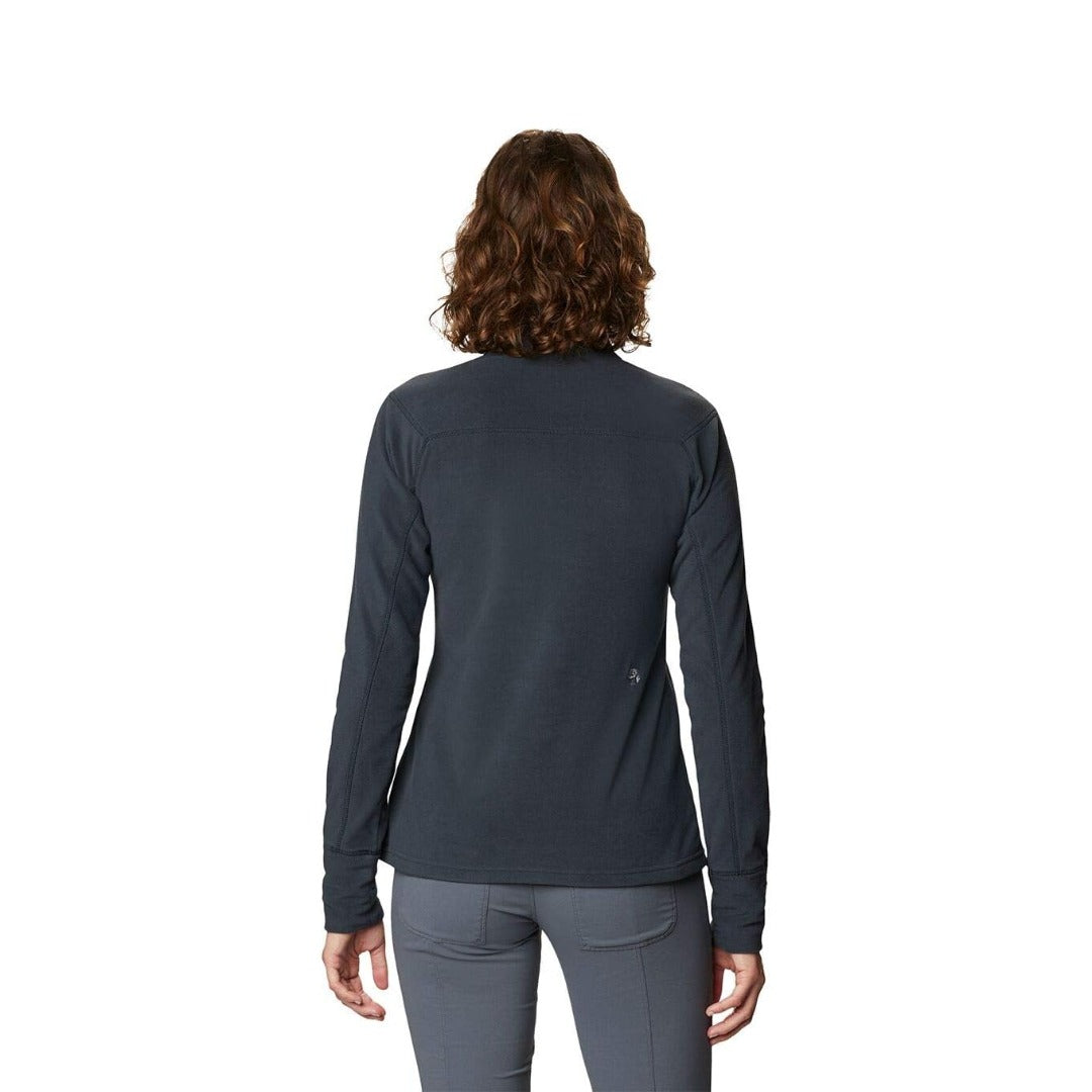 Mountain Hardwear Women's Microchill 2.0 Zip Pullover - Dark Storm