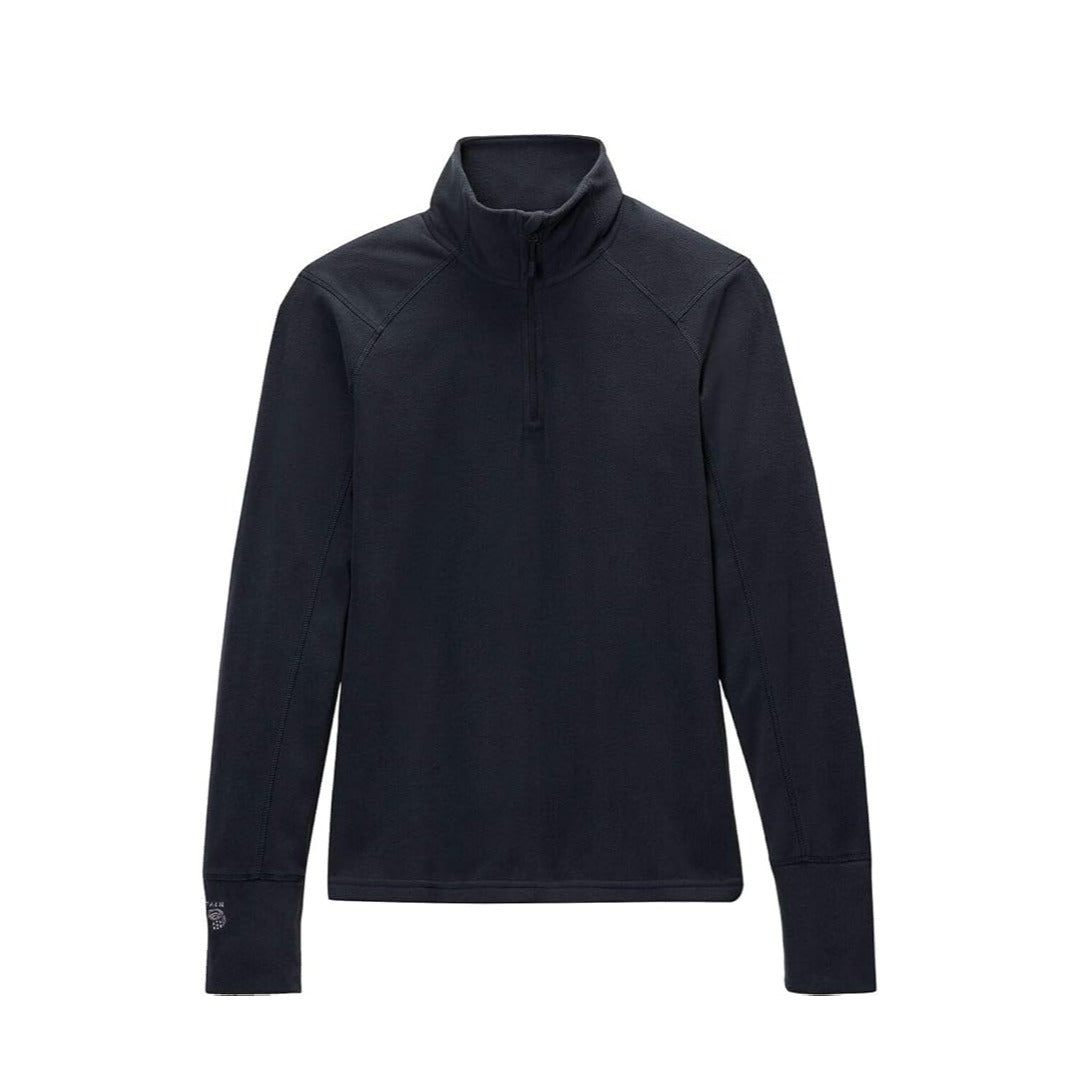 Mountain Hardwear Women's Microchill 2.0 Zip Pullover - Dark Storm