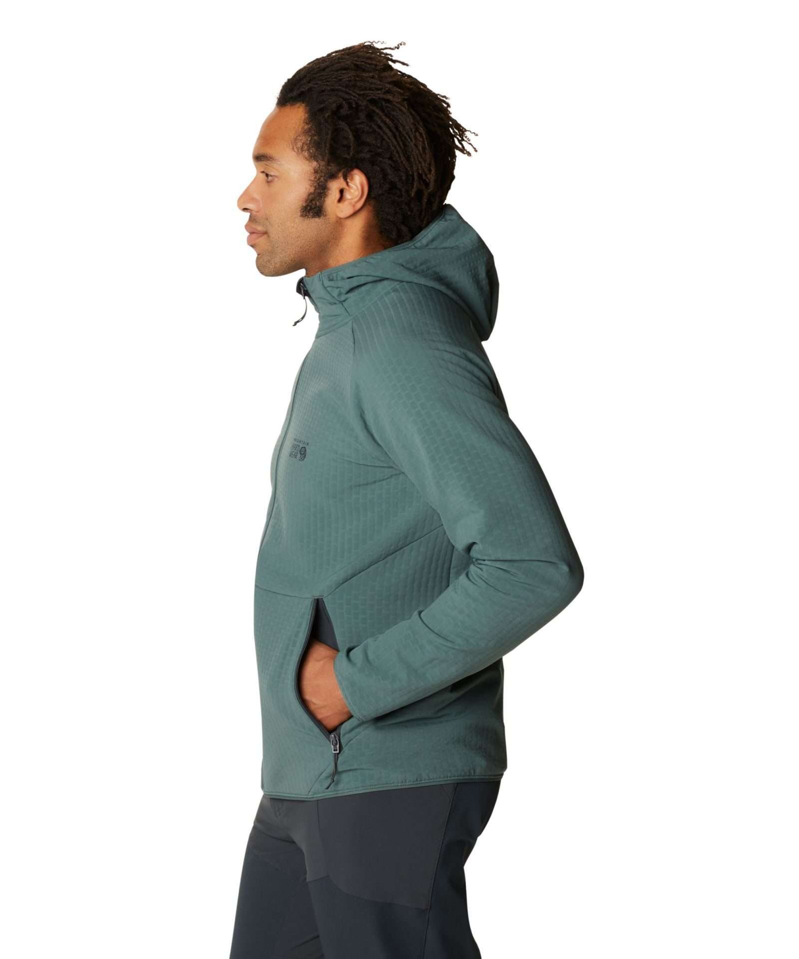 Mountain Hardwear Men's Keele™ Grid Hoody #1940751-352 Black Spruce