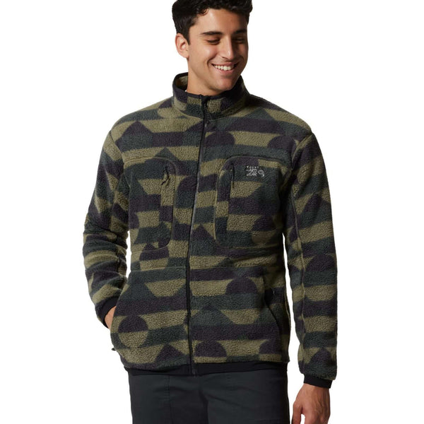 Mountain Hardwear Men's Southpass™ Fleece Full Zip #1957211-397 Stone Green Geoland 3