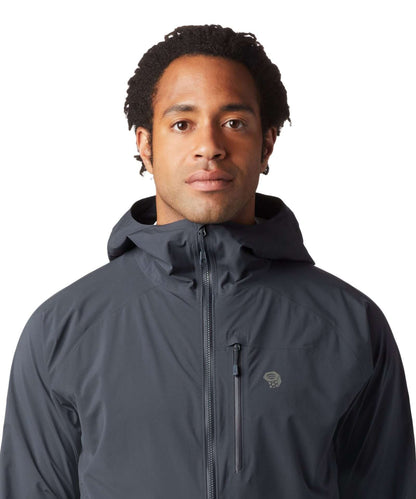 Mountain Hardwear Men's Stretch Ozonic Jacket #1765071-004 Dark Storm