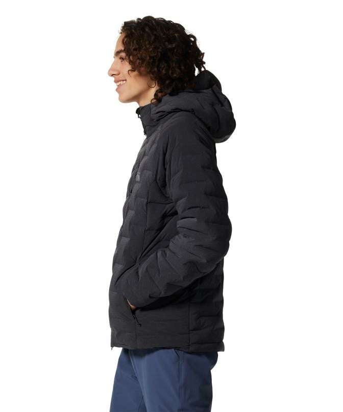 Mountain Hardwear Men's Stretchdown™ Hoody #1942911-004 Dark Storm Heather