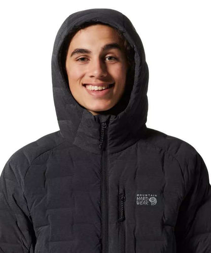 Mountain Hardwear Men's Stretchdown™ Hoody #1942911-004 Dark Storm Heather