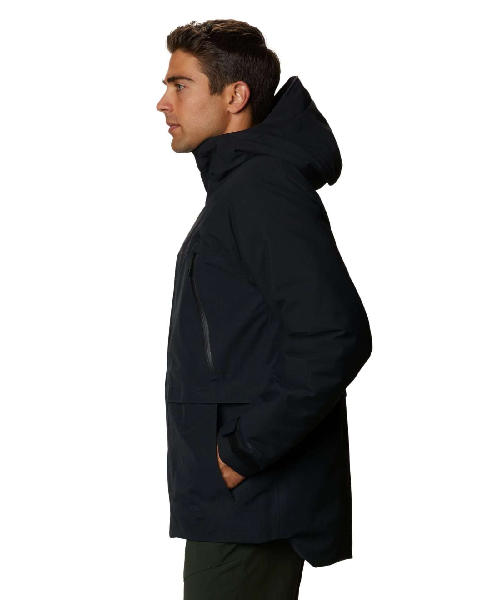 Mountain Hardwear Men's Summit Shadow™ Hooded Down Jacket - Black
