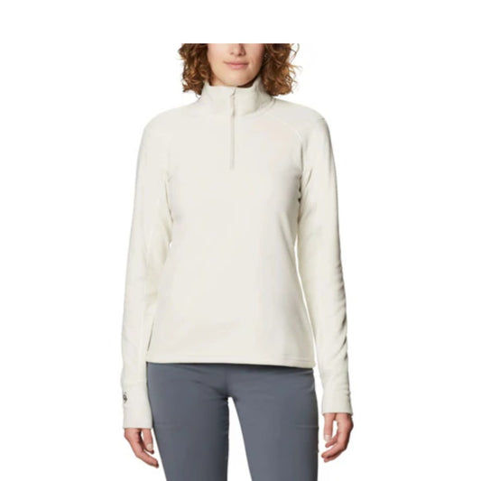 Mountain Hardwear Women's Microchill 2.0 Zip Pullover- Stone