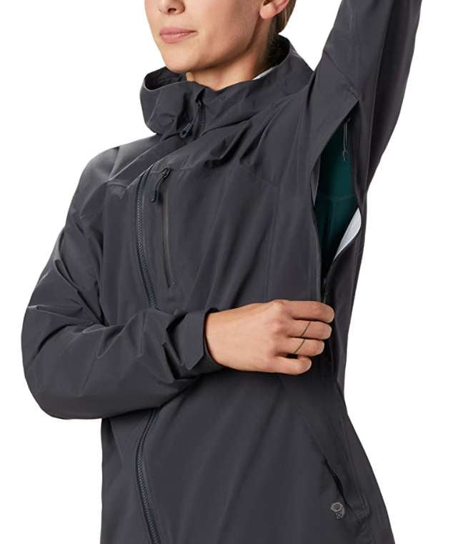 Mountain Hardwear Women's Stretch Ozonic Jacket #1765111-004 Dark Storm