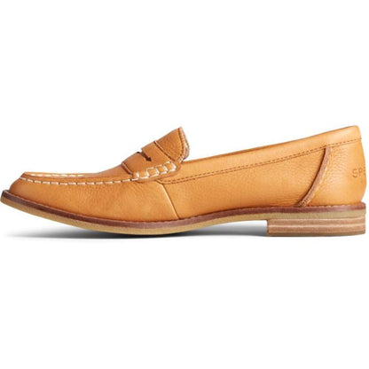Sperry Women's Seaport Penny Leather Loafer - Tan