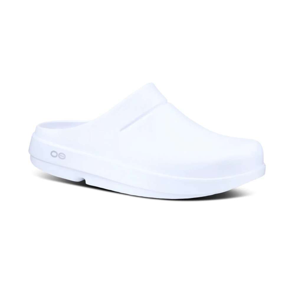 OOFOS Unisex Oocloog Clog - white