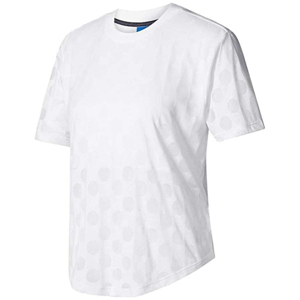 Adidas Women's Burnout Dots T-shit with dotted mesh detail on the back