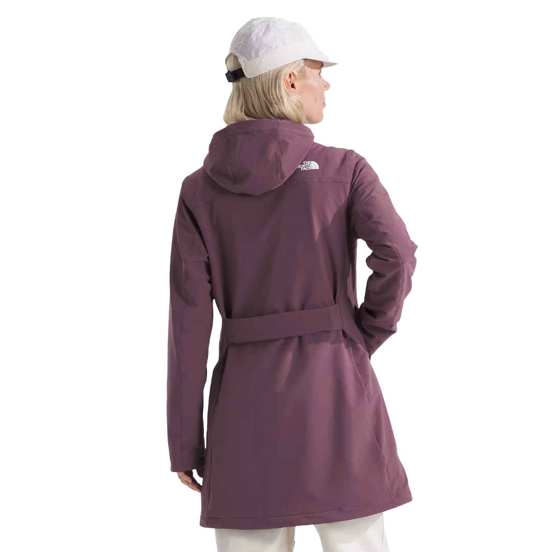 The North Face Women’s Shelbe Raschel Parka, wind-resistant and water-repellent with soft fleece lining for warmth and comfort.