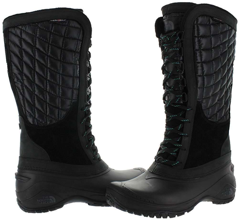 North Face Thermoball Utility Boot #NF00CXR8KW1 TNF Black/Kokomo Green