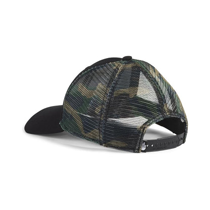 The North Face Mudder Trucker Hat with mesh back and logo patch.