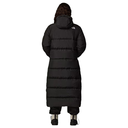 The North Face Women's Triple C Parka, long insulated winter coat with down fill, designed for warmth and style in cold weather.