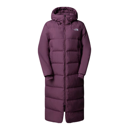 The North Face Women's Triple C Parka, long insulated winter coat with down fill, designed for warmth and style in cold weather.