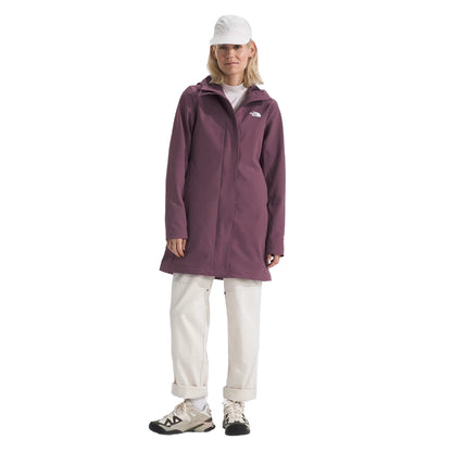 The North Face Women’s Shelbe Raschel Parka, wind-resistant and water-repellent with soft fleece lining for warmth and comfort.