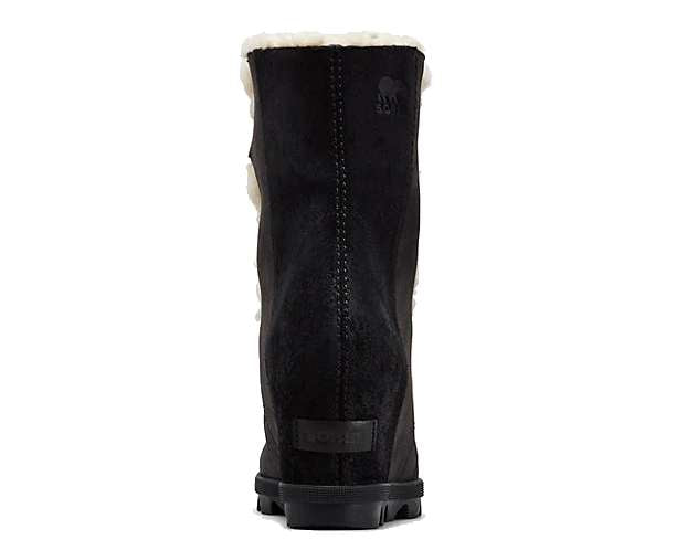 Joan of Arctic Wedge II Shearling Boot #NL3369-010 Blk