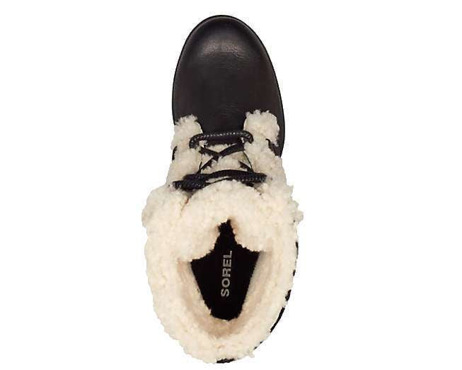 Joan of Arctic Wedge II Shearling Boot #NL3369-010 Blk