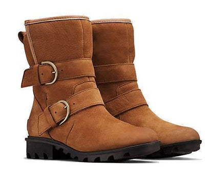 Phoenix Moto Cozy Shearling Boot #NL3411-224 Brown