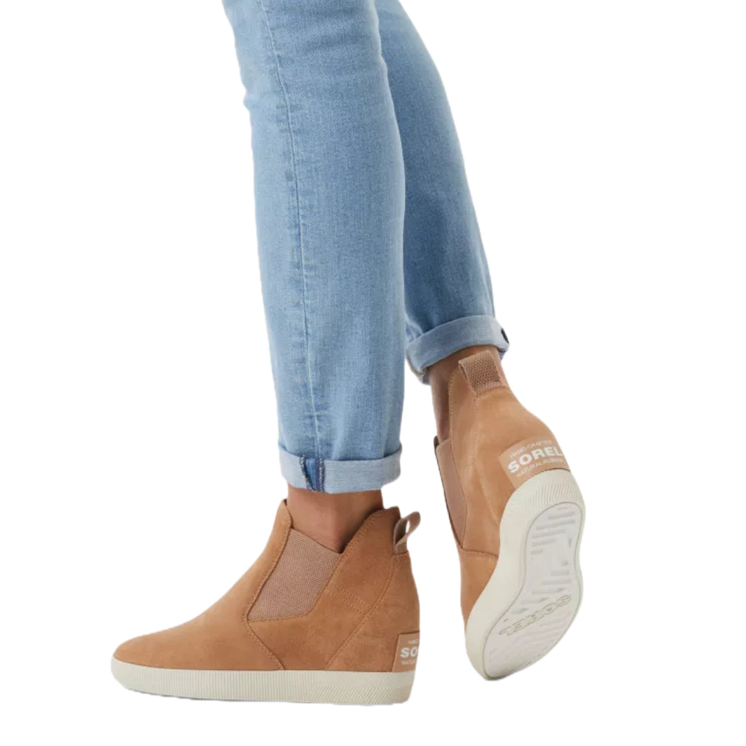 Sorel Women's Out N About Slip-On Wedge Boot, combining style and comfort for any occasion.