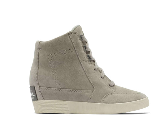 SOREL WOMEN'S OUT N ABOUT™ WEDGE BOOTIE, NL4913-081,  Dove -Quarry 